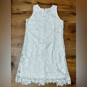 Ronni Nicole White Lace Bridal Shower Dress